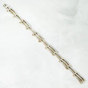 sterling silver and 18k gold tiffany & co bracelet